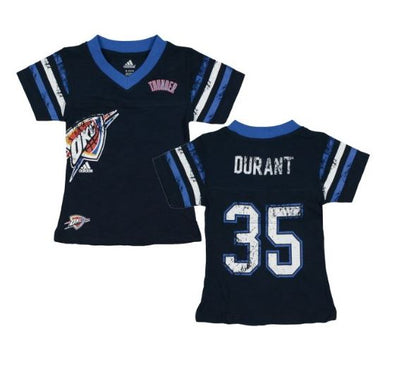 Kids Oklahoma City Thunder 35 Kevin Durant Blue Revolution 30 Swingman NBA Jersey