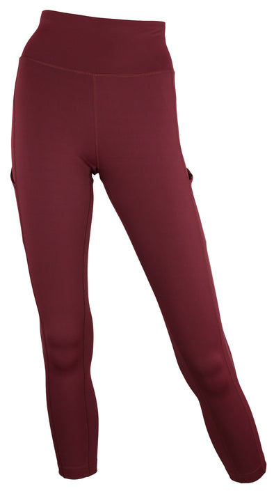 adidas Yoga 4 Elements 7/8 Tights - Burgundy