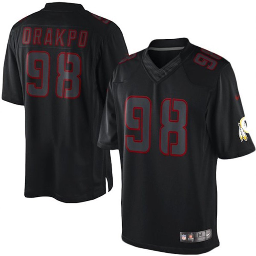 black redskins jersey