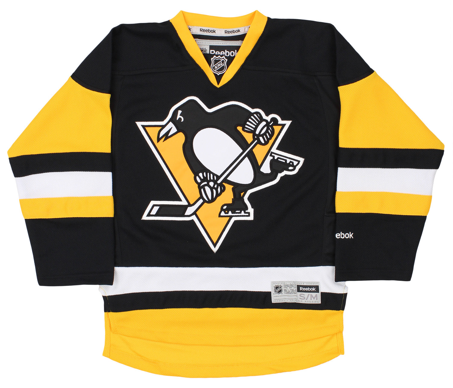 reebok penguins hockey shirt