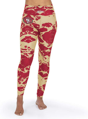 San Francisco 49ers Womens Marled Soft Jogger, Gray