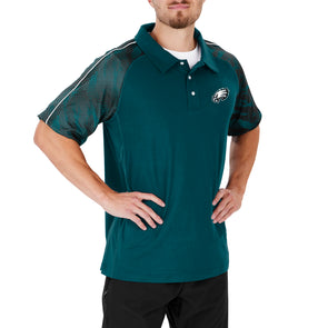 FOCO Men's NFL Philadelphia Eagles Stripe Polo Shirt