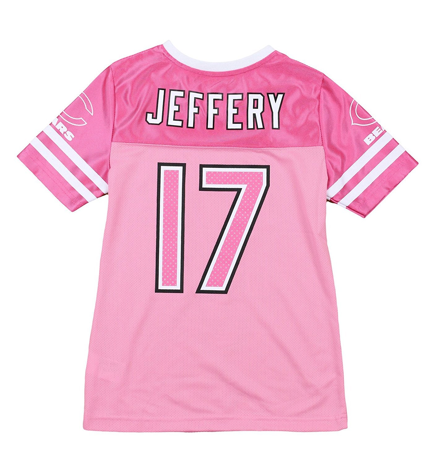 girls pink bears jersey