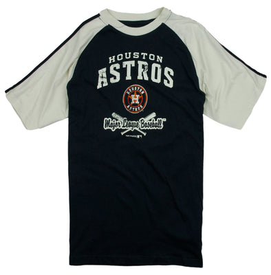 Majestic Youth Houston Astros Black Jersey Shirt XL Baseball MLB Boys 