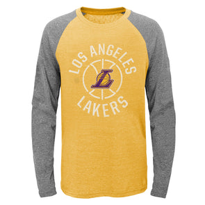 Nike NBA Youth (8-20) Los Angeles Lakers Practice Long Sleeve T-Shirt