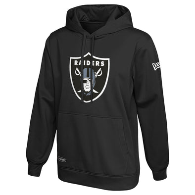 Men's New Era Black Las Vegas Raiders Combine Stated Pullover Hoodie