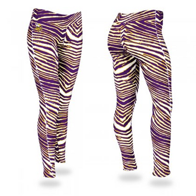 Packers Women's Zebra Zubaz Leggings