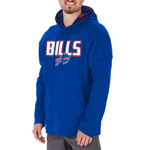 Zubaz NFL Buffalo Bills Men's Heather Grey Fleece Hoodie – Fanletic