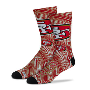 : FBF - NFL Adult Team Logo Phenom Stripe Crew Socks