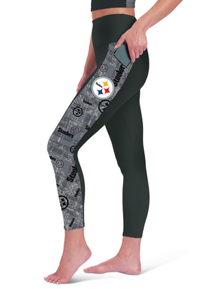 Twins Logo Pittsburgh Steelers Leggings For Fans  Steelers leggings,  Pittsburgh steelers, Steelers