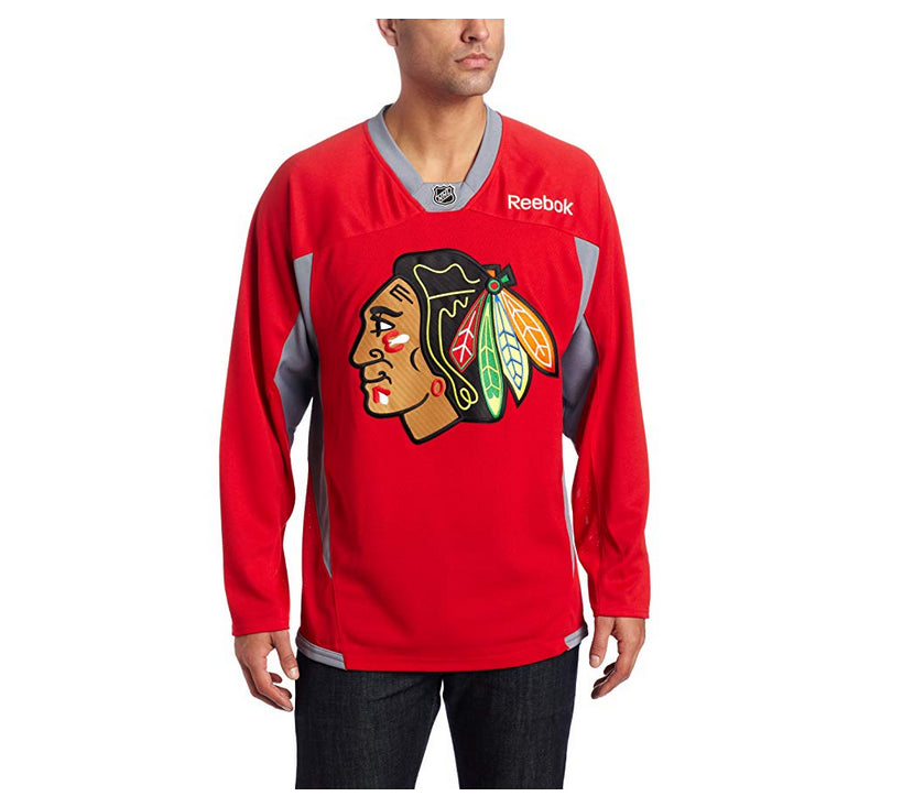 reebok blackhawks practice jersey