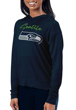 Women's New Era Black Seattle Seahawks Camo Long Sleeve T-Shirt Size: Extra Small