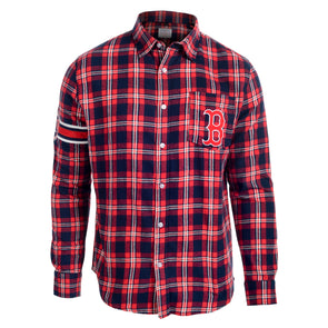 Boston Red Sox Floral Button-Up Shirt - Navy