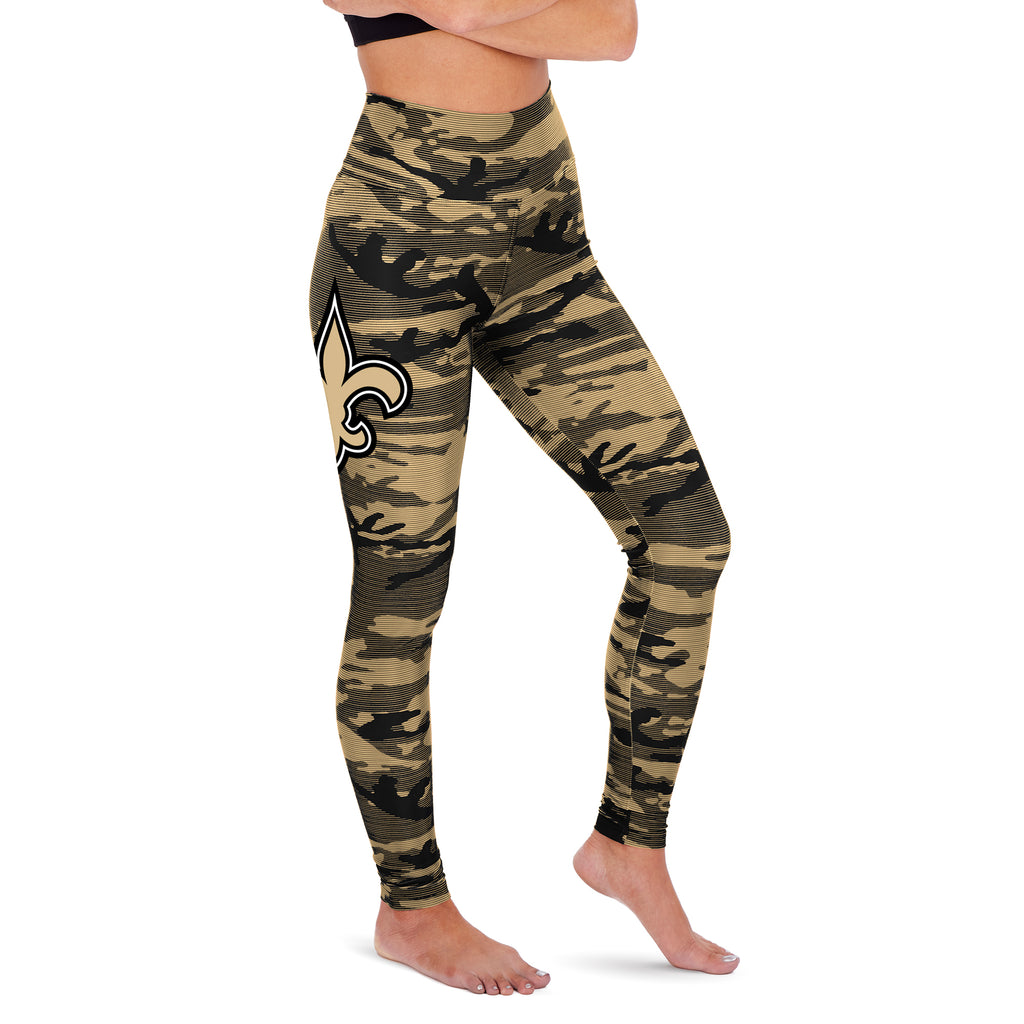 Zubaz NFL New Orleans Saints Women's Team Column Leggings