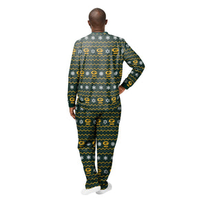 Green Bay Packers Womens Ugly Crewneck Pajama Set at the Green Bay