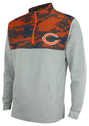 : Zubaz NFL Men's Camo Solid T-Shirt, Chicago Bears