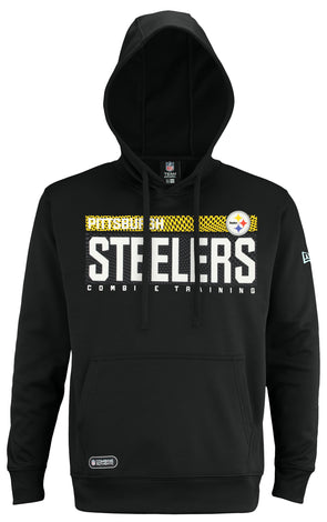 Lids Pittsburgh Steelers Mitchell & Ness Big Tall Face Pullover Hoodie -  Black/Gold