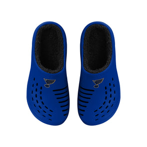 St. Louis Blues FOCO Youth Team Stripe Slippers