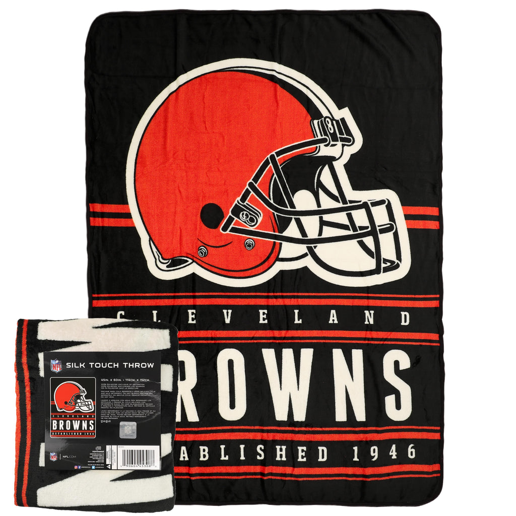 Lids Cleveland Browns 60'' x 70'' Ultra Fleece State Stripe Blanket