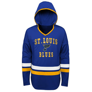 Girl's Youth St. Louis Blues Gold Fan Moment Pullover Sweatshirt
