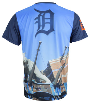 Detroit Tigers Navy Dog T-Shirt Tee