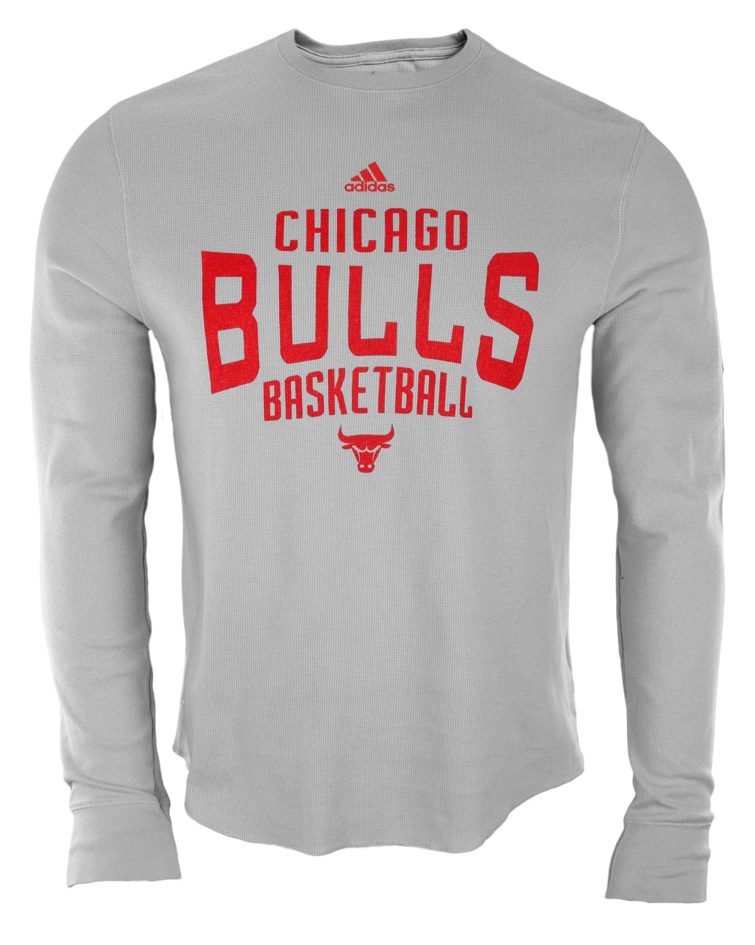 Adidas NBA Men's Chicago Bulls Thermal Shirt Top - Gray – Fanletic