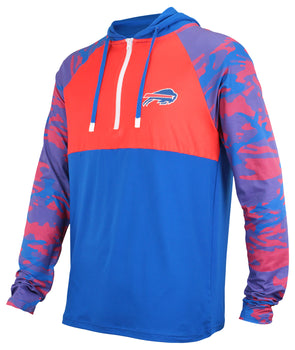 New Era NFL Men's Buffalo Bills 50 Yard Line Long Sleeve Poly Dri