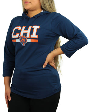 Youth Chicago Bears Raglan Long Sleeve T-Shirt Outerstuff NFL Official Tee Youth Medium