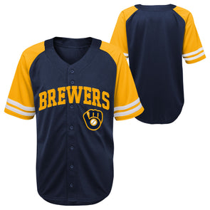 Lids Milwaukee Brewers Toddler Ball Boy T-Shirt - Gold