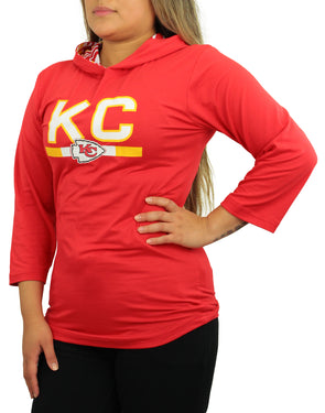\ud83c\udfc8Men's NFL KC Kansas City Chiefs Team Apparel Red\/Grey 3XL Hoodie ...