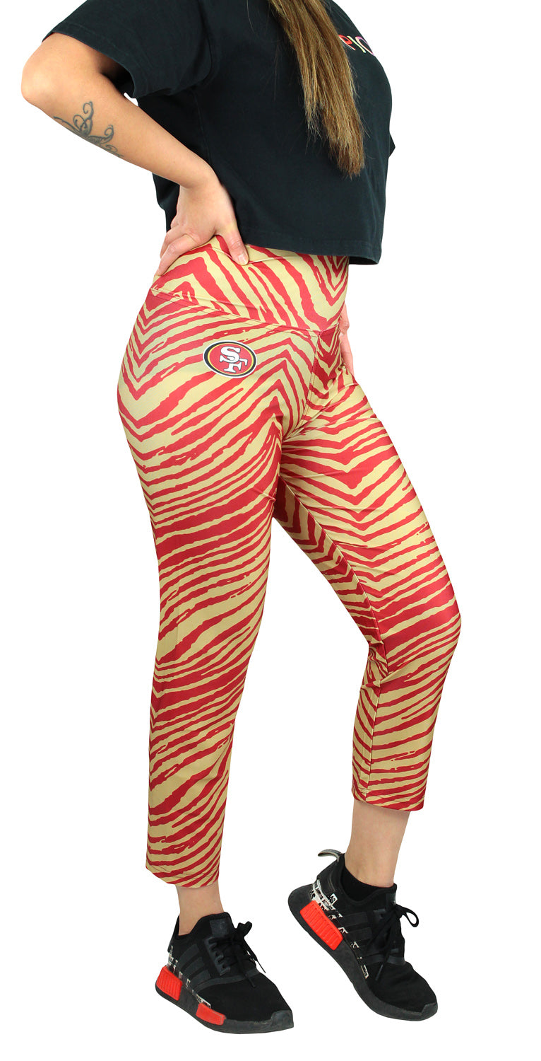 : Zubaz NFL Team Women's Legging with Viper Snake Detail : Sports  & Outdoors