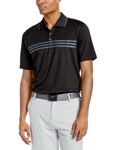 adidas golf puremotion climacool 3 stripes sleeve polo