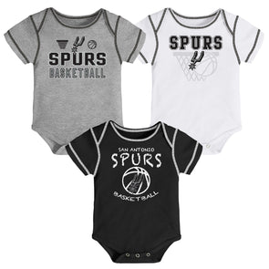 Outerstuff New Orleans Pelicans NBA Girls Newborn & Infant 3 Pack Bodysuit Set