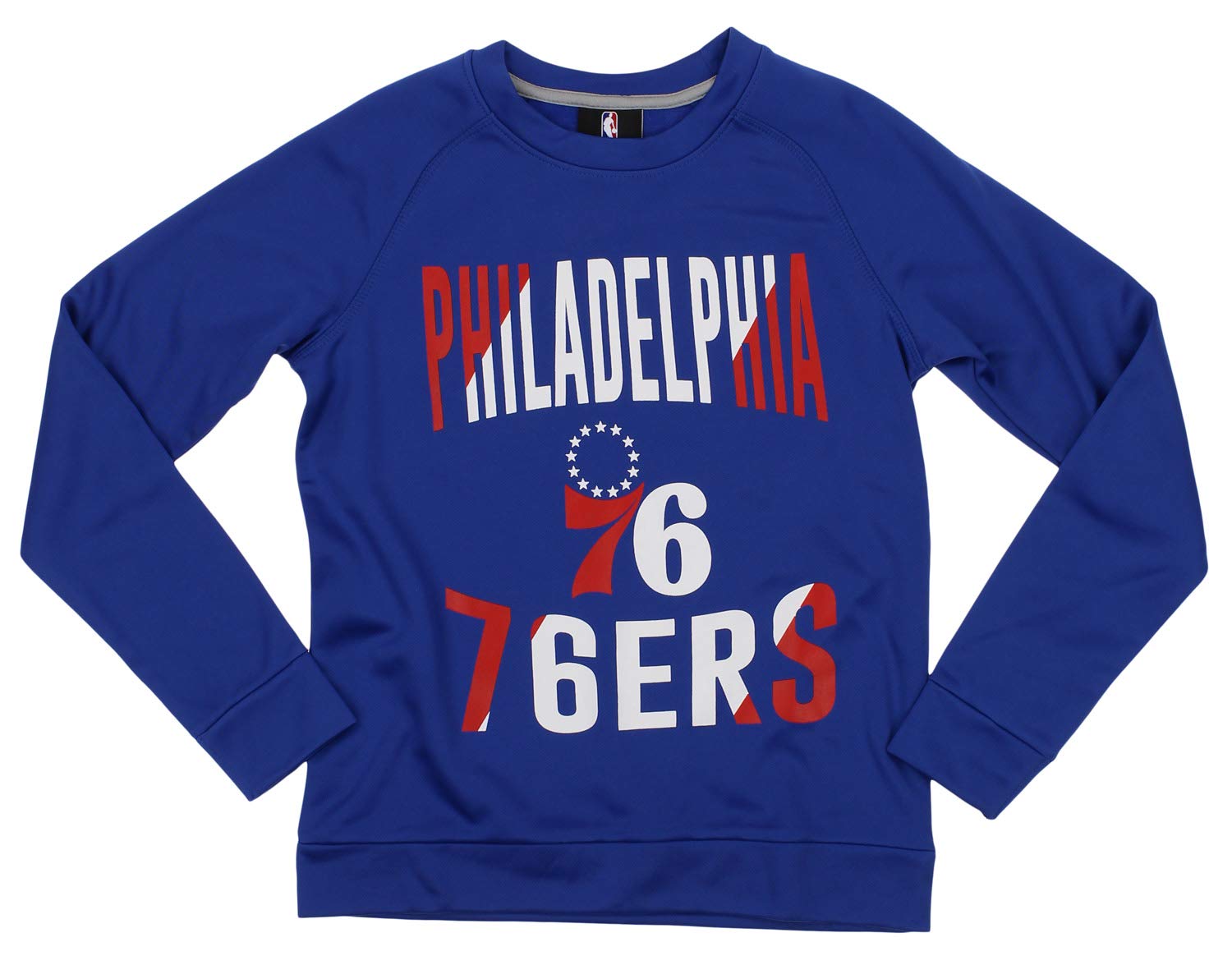 Philadelphia 76ers New Era Women's Colorblock Raglan Long