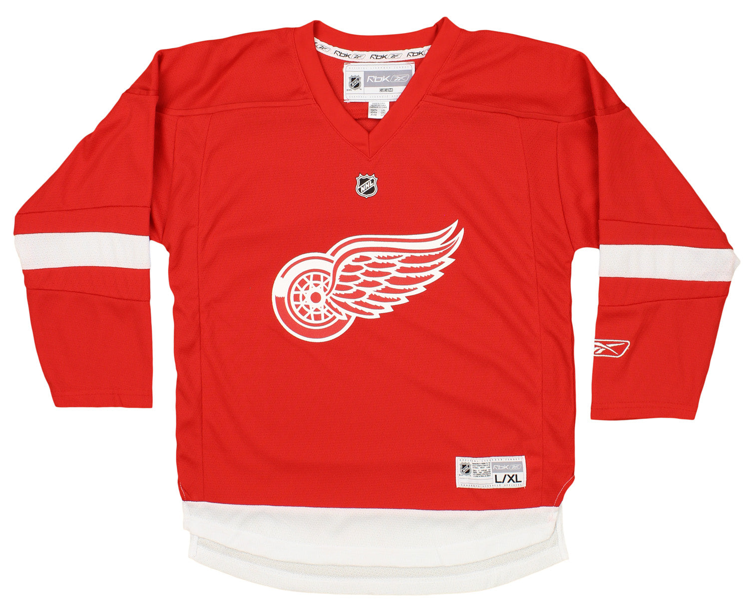 detroit red wings reebok jersey