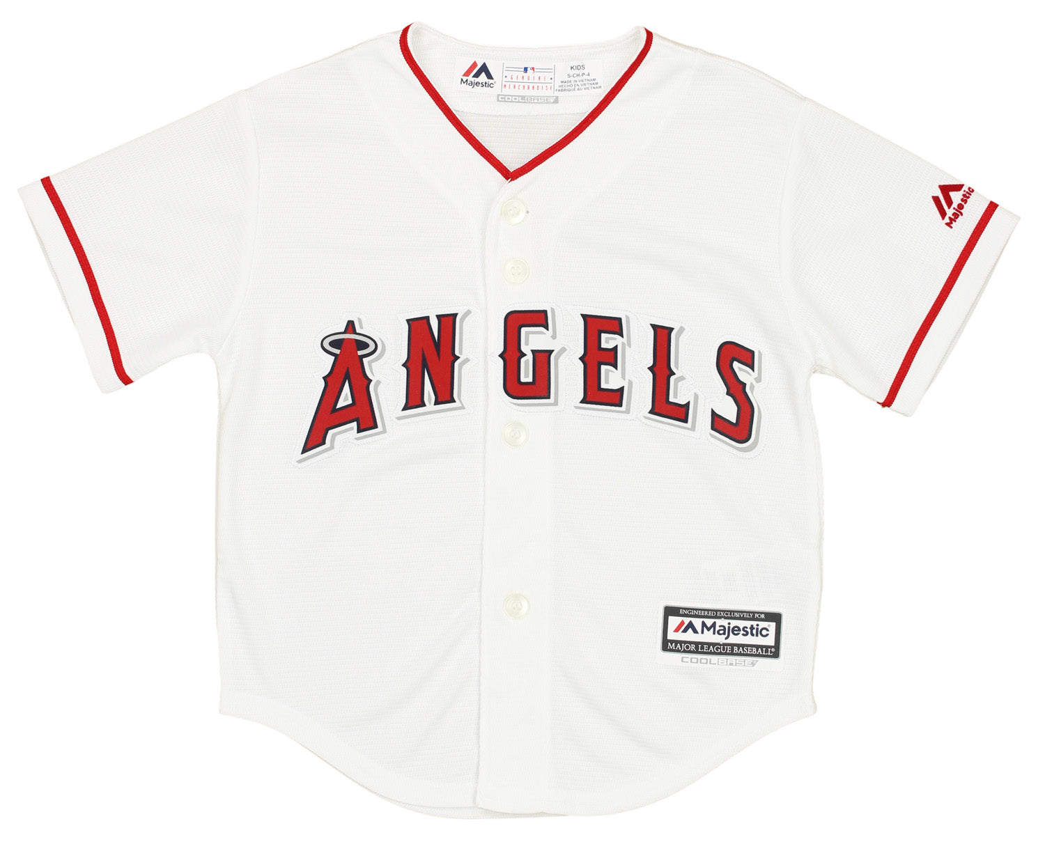youth angels baseball jersey