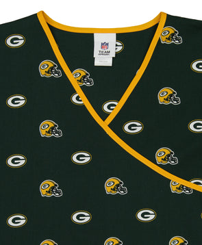 Klew Green Bay Packers Repeat Logo Printed Underwear Size: Large