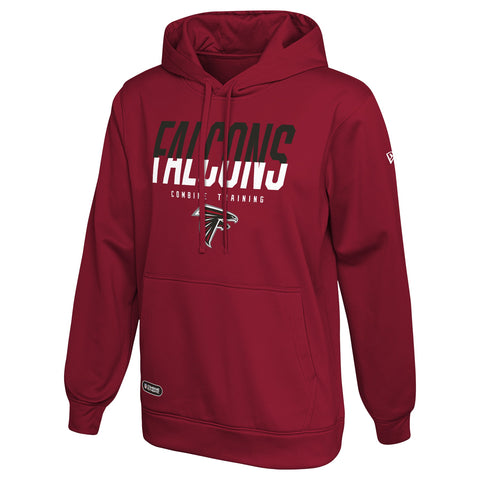 Atlanta Falcons Reebok NFL Hoodie - Medium Red Cotton Blend