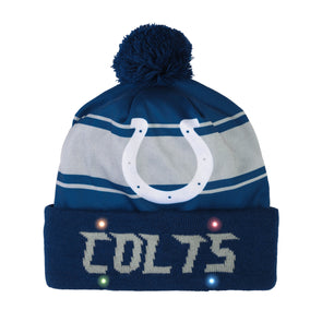 Packers Women's Confetti Cream Light-Up Knit Hat