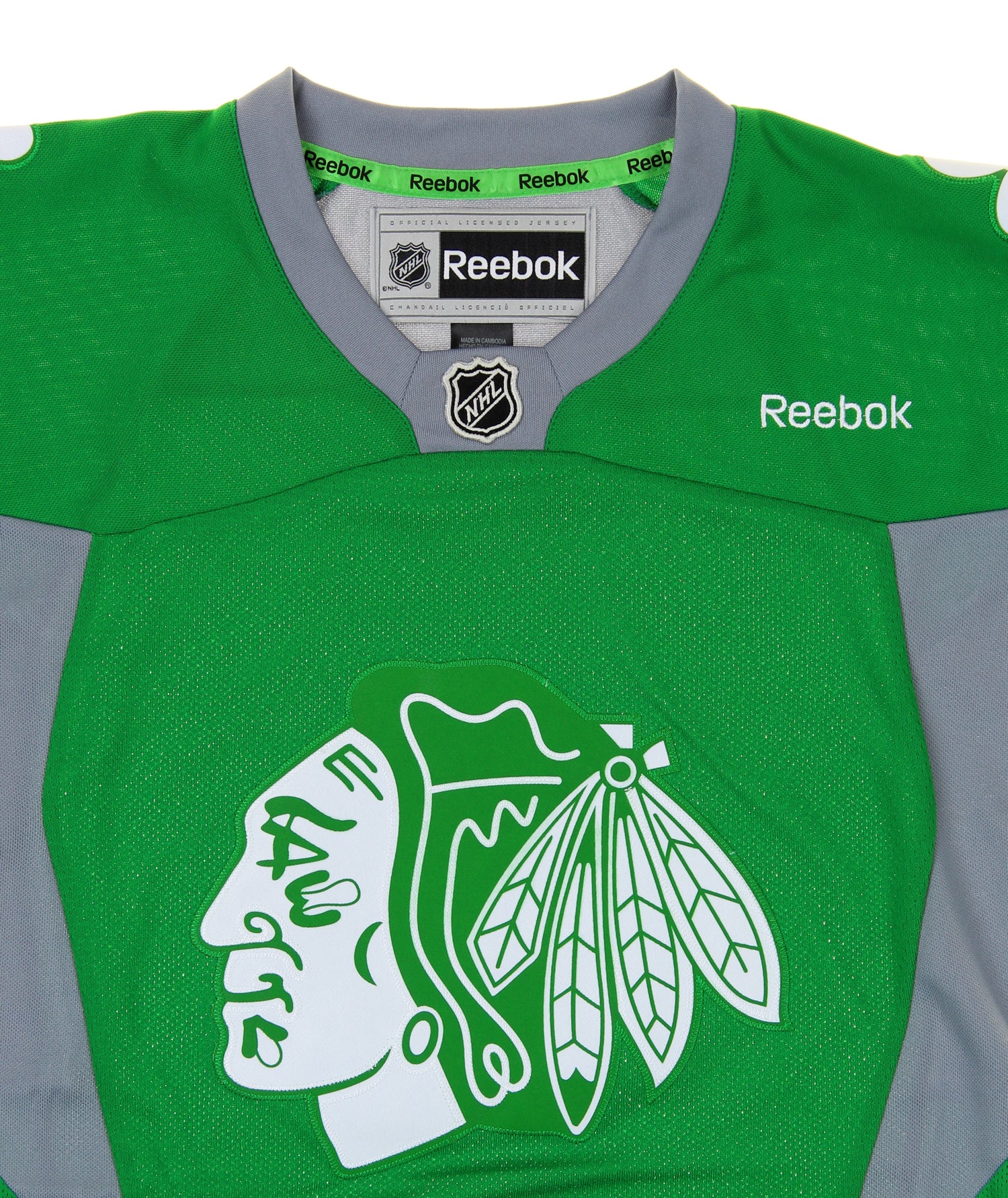 blackhawks st patrick's day jersey