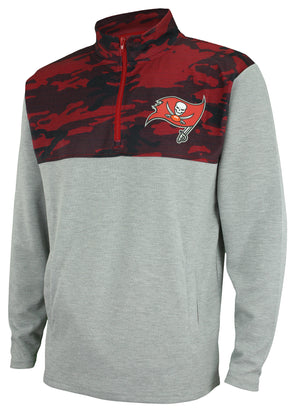 Zubaz NFL Men's Tampa Bay Buccaneers Hoodie w/ Oxide Sleeves