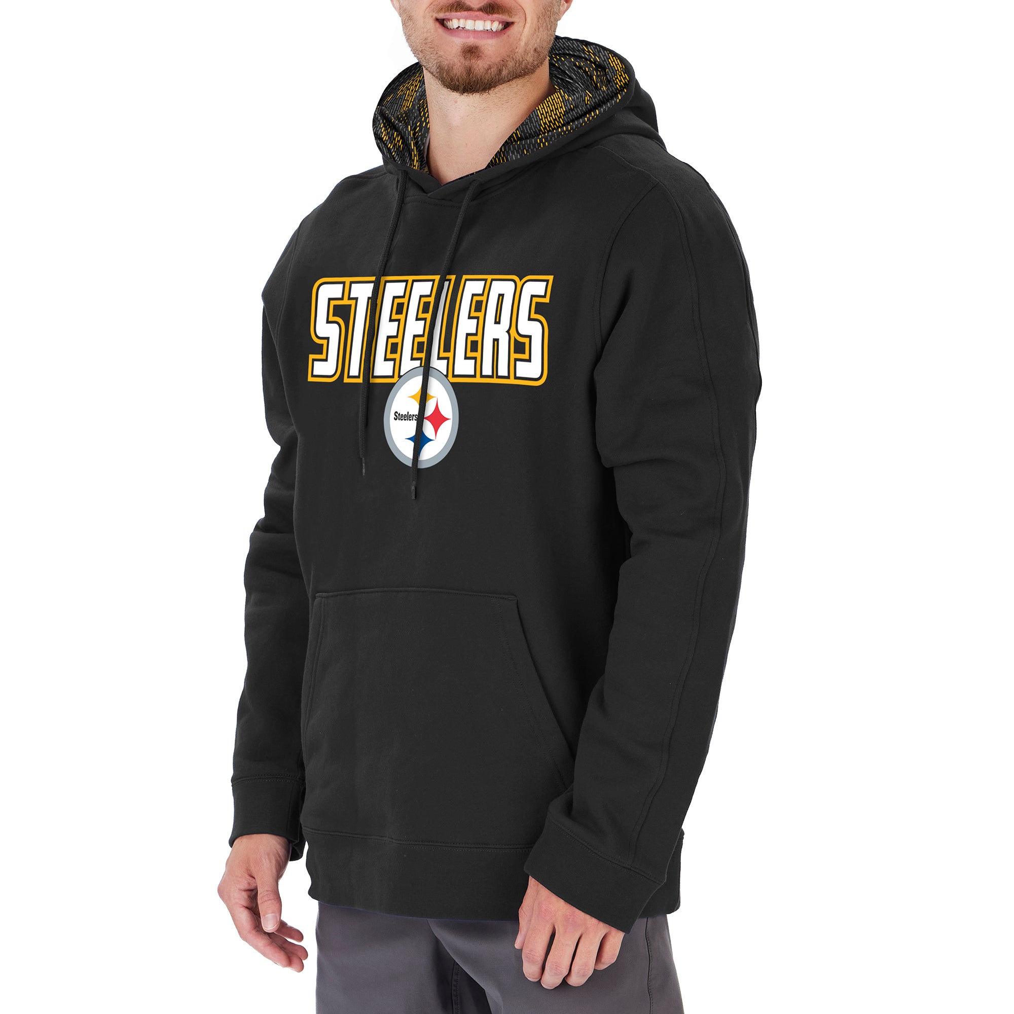 NFL Hoodie - Pittsburgh Steelers, 2XL S-21215PIT2X - Uline