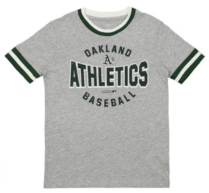 Outerstuff MLB Men's Oakland Athletics Elephant Logo Zebra Tee