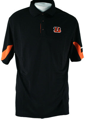 Cincinnati Bengals NFL Team Apparel Medium Short Sleeve White 1/4 Zip Polo  Shirt