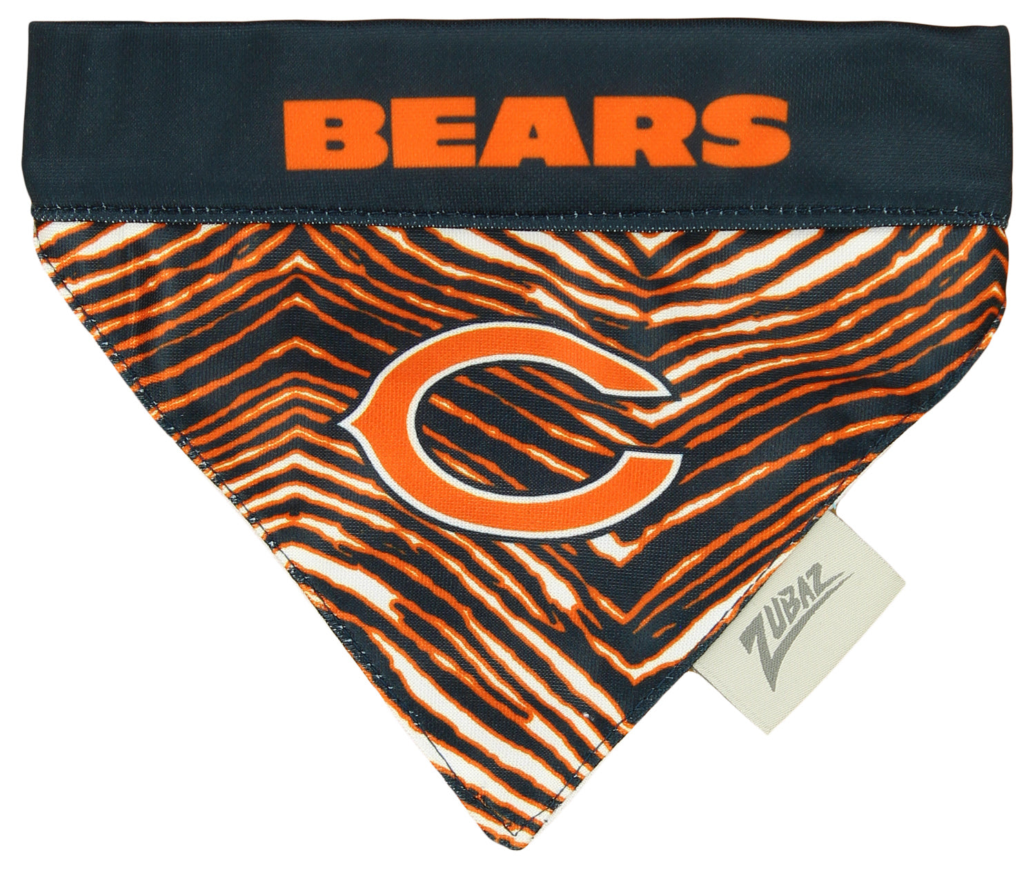 Zubaz NFL Team Pet Jersey for Dogs, Chicago Bears, Large, Print