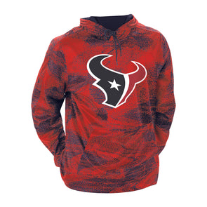 Nike Navy Houston Texans Fan Gear Primary Logo Therma Performance Pullover Hoodie