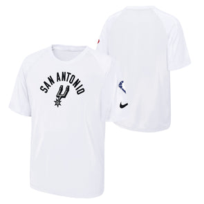Men's Antigua Heather Gray San Antonio Spurs Saga Long Sleeve Hoodie T-Shirt Size: Small