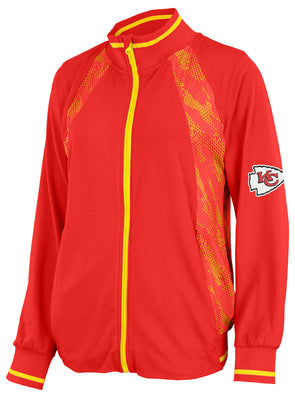 Outerstuff Youth Red Tampa Bay Buccaneers Colorblock Full-Zip Hoodie