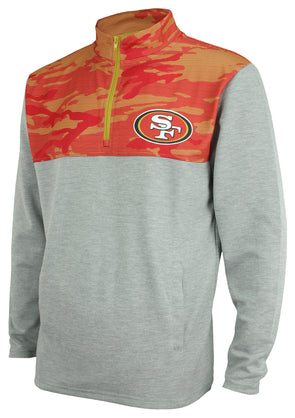 San Francisco 49ers NFL Women's 1/4 Zip Sweater