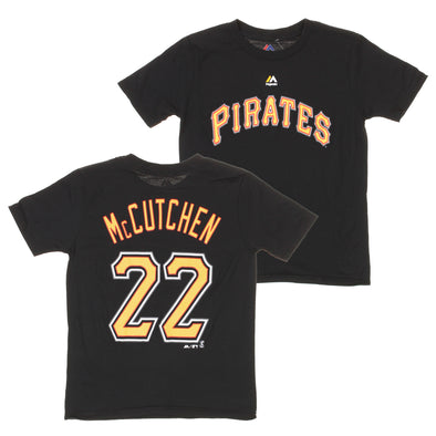 Andrew McCutchen Pittsburgh Pirates Majestic MLB Youth Name & Number T-Shirt